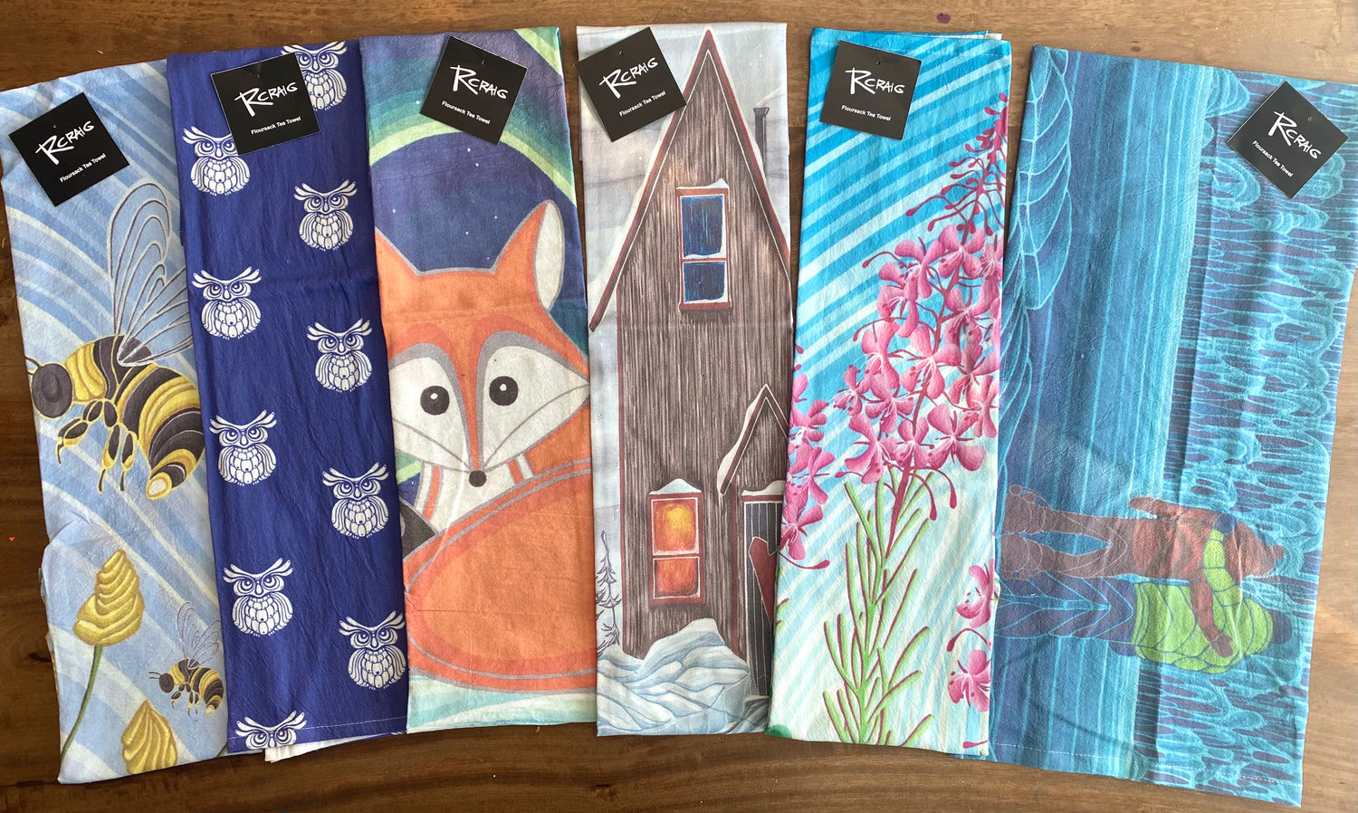 Dish Towels, Neck Warmers & Socks