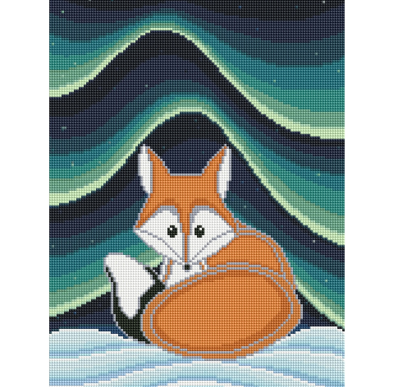 ‘Vixen and the Aurora’ Diamond Painting