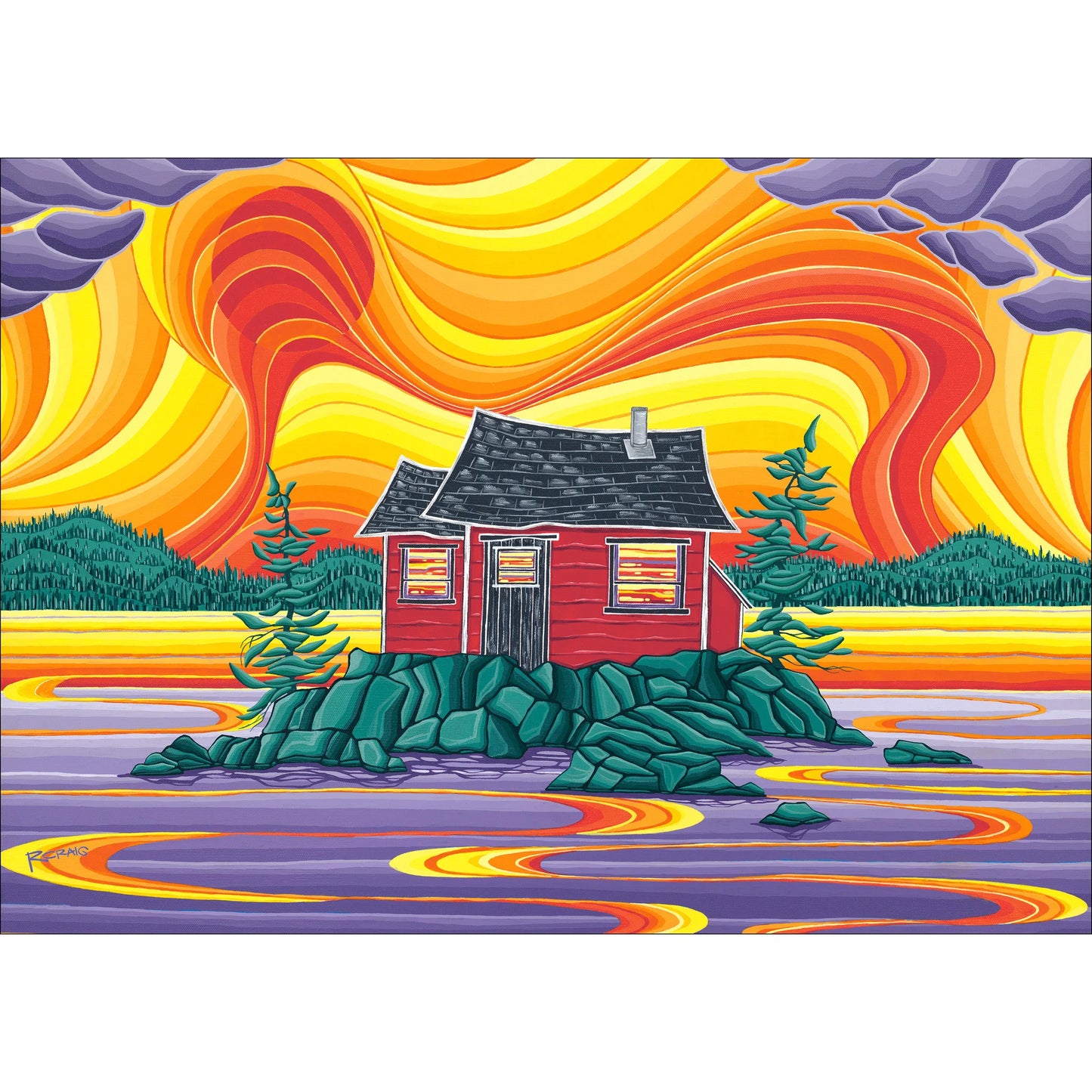 Puzzle-‘Cabin on the Rocks’