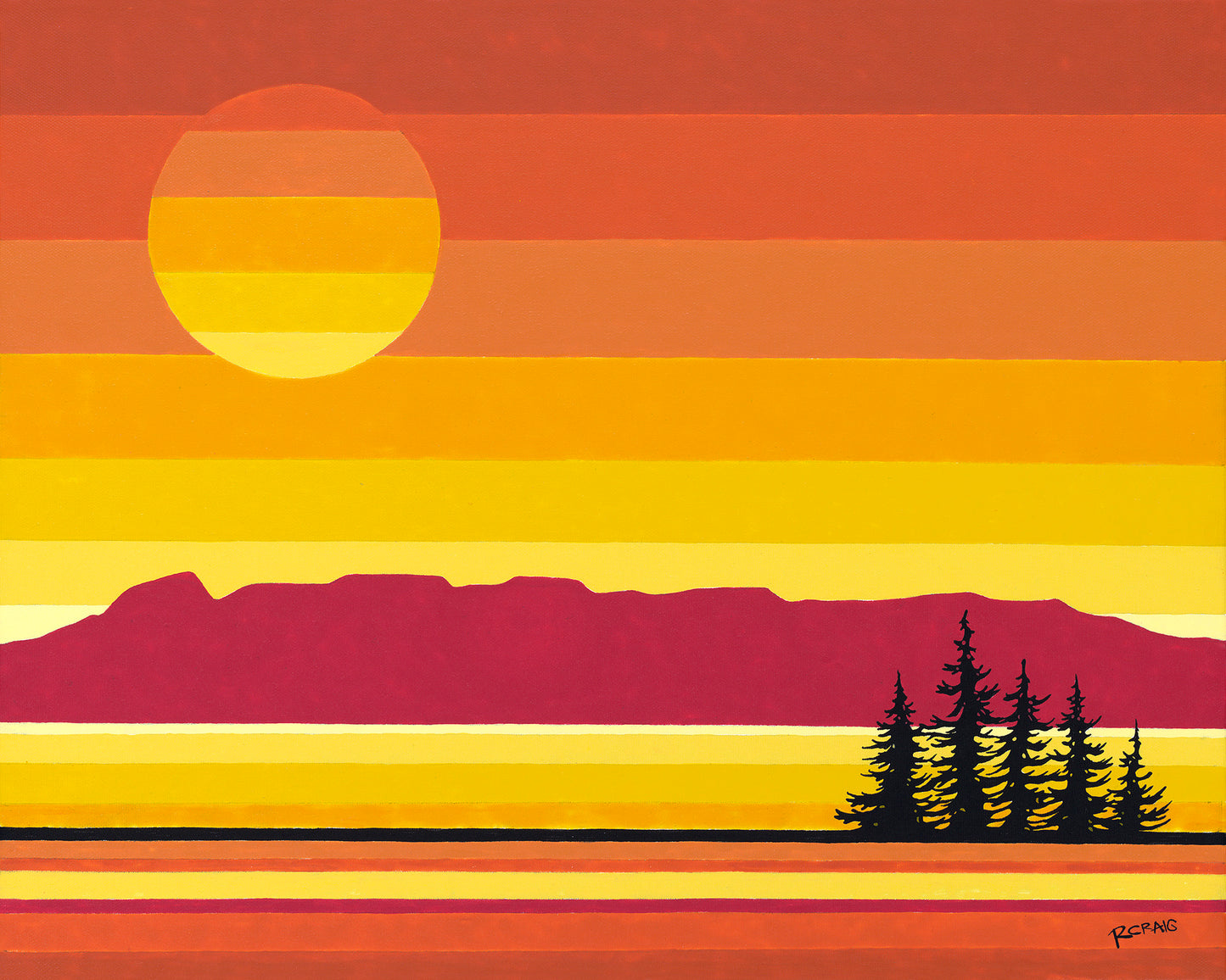 Sunrise Over Sleeping Giant