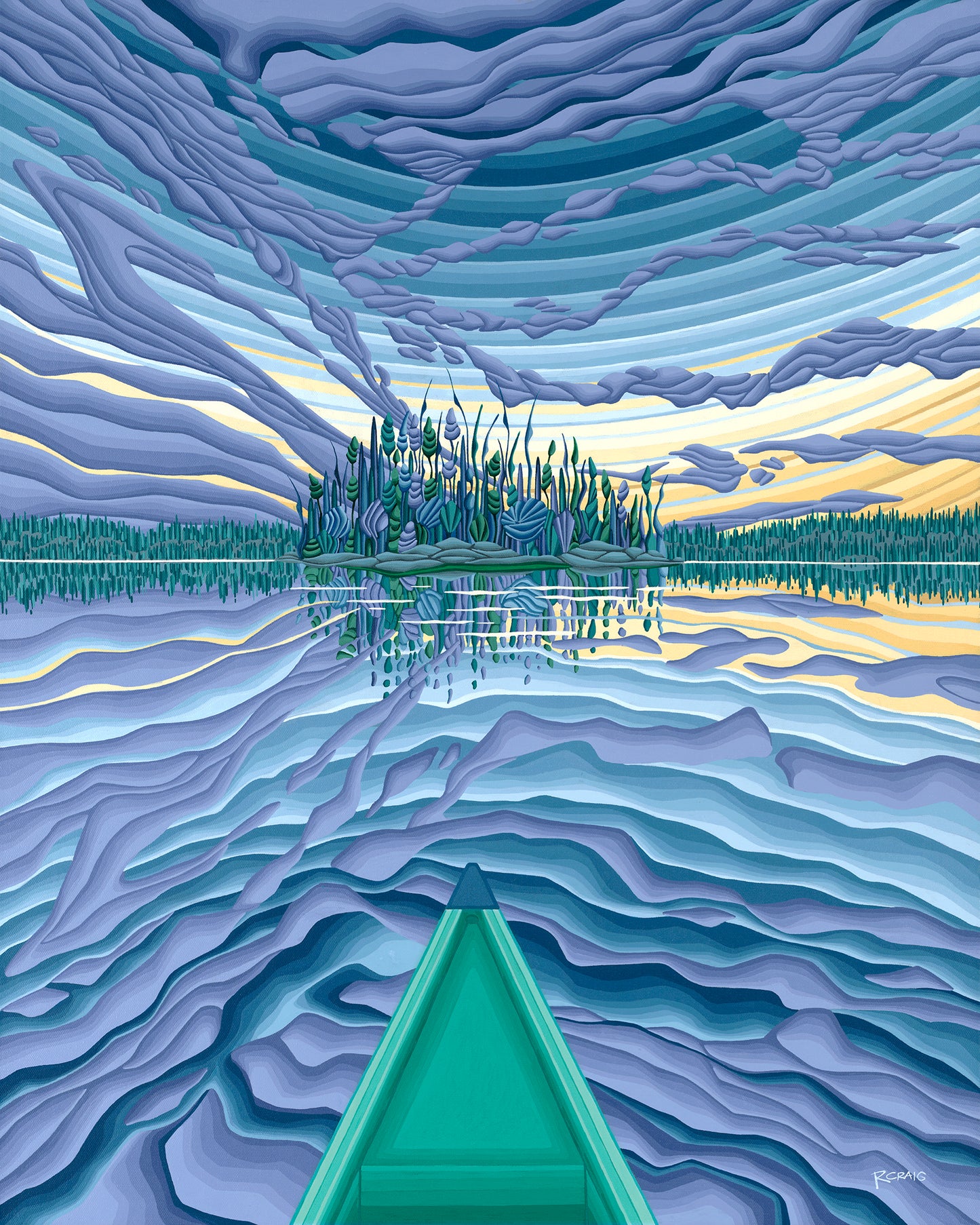The Wild - Teal Canoe