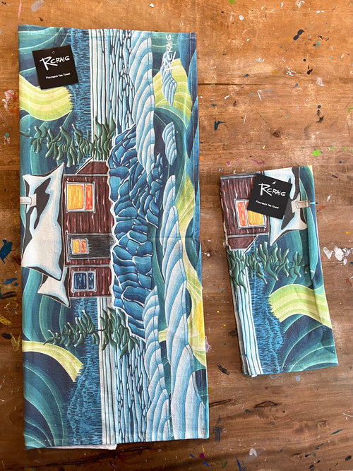 ‘The Thaw’ Dish Towel
