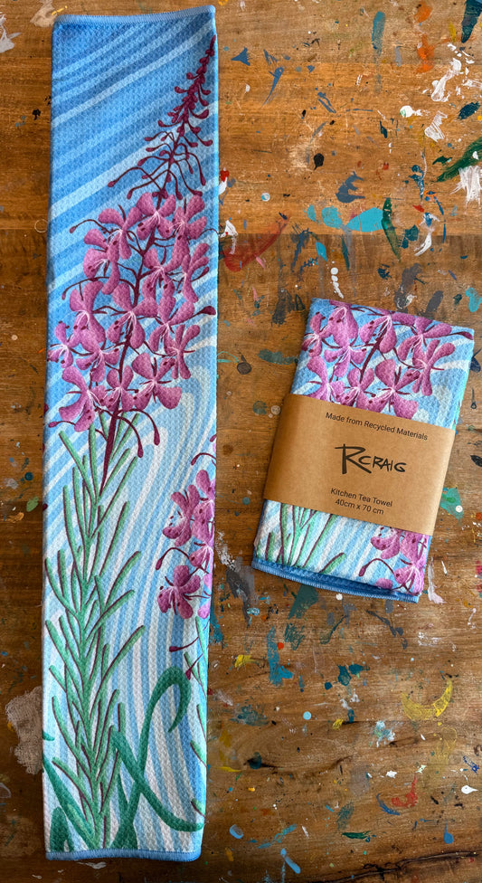 Northern Fireweed Dish Towel