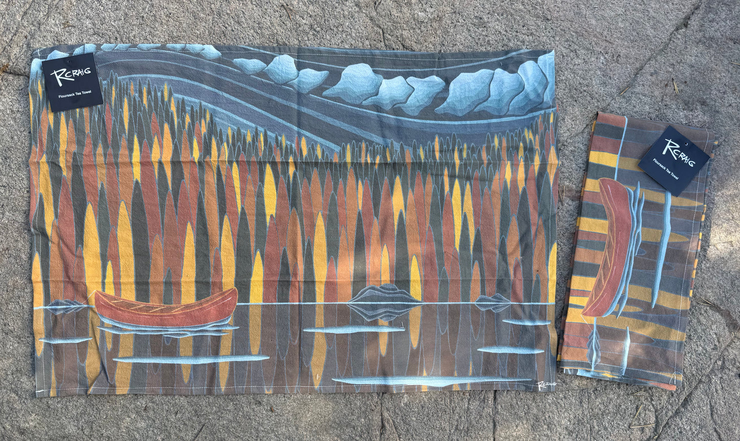 Reflections of Autumn Dish Towel