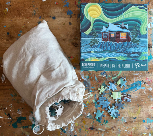 Puzzle – The Thaw – Northern Canada 500-Piece – Yellowknife Art