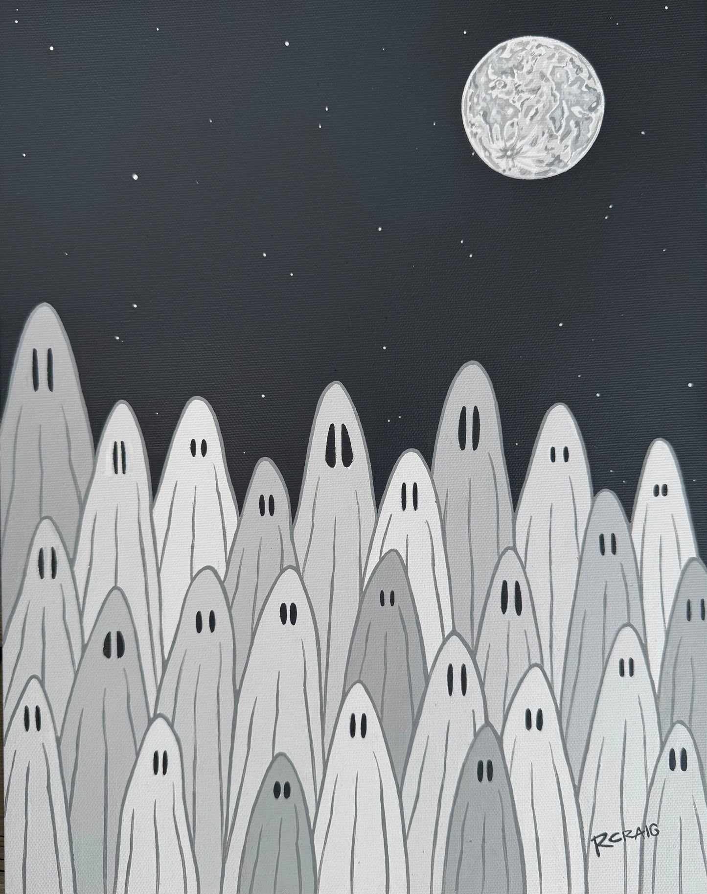 Original Paining, (Ghosts of the Moonlight)