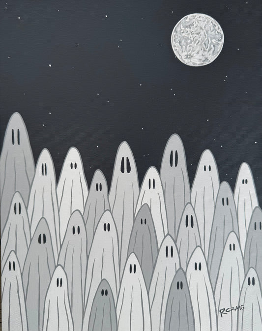 Original Paining, (Ghosts of the Moonlight)