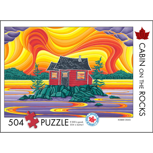 Puzzle-‘Cabin on the Rocks’