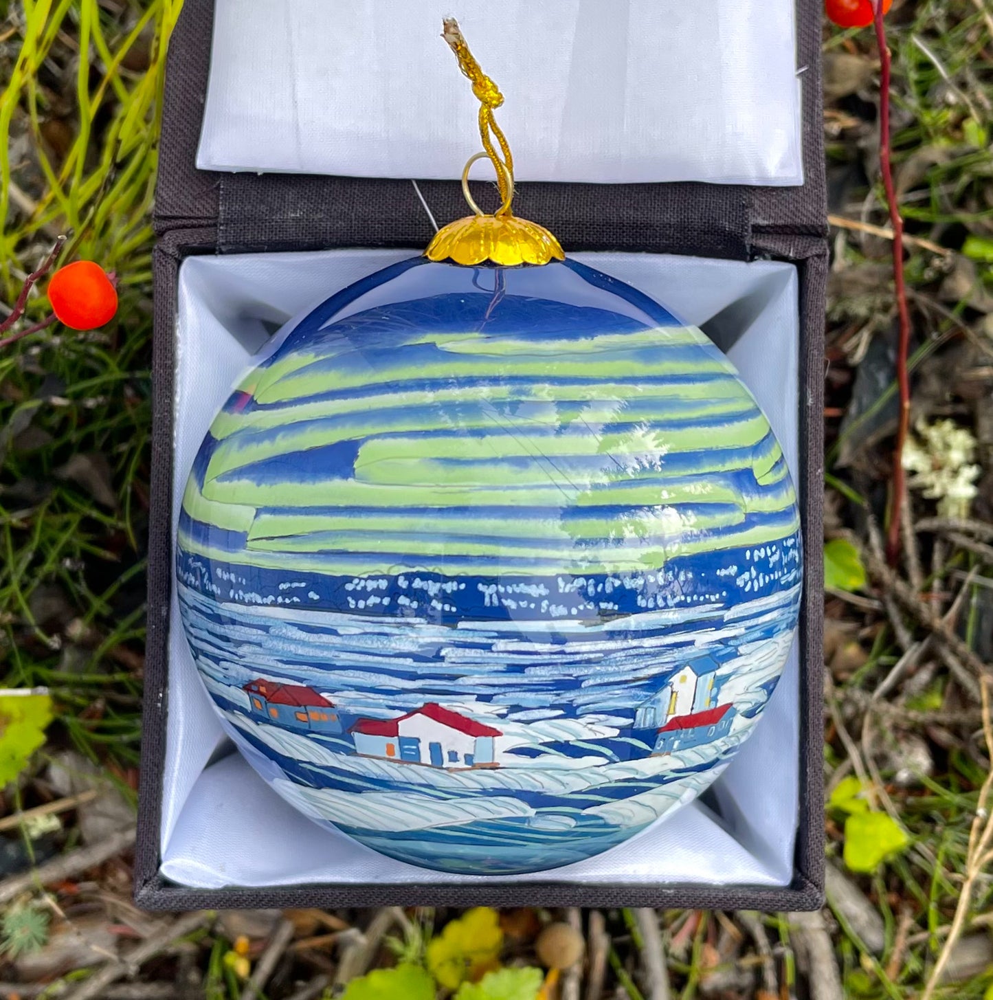 Yellowknife Houseboats Ornament