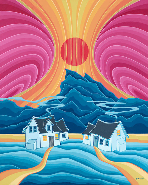 Glimpse of the Rising Sun